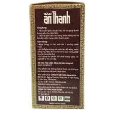 Cao An Thanh (Chai 100ml) Hỗ trợ bổ phổi, giảm ho, giảm đau rát họng, giảm khản tiếng do ho kéo dài hoặc viêm họng.