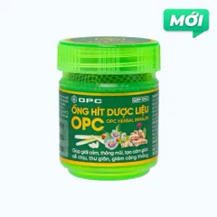 ỐNG HÍT DƯỢC LIỆU OPC Giúp giải cảm, thông mũi, tạo cảm giác dễ chịu, thư giãn, giảm căng thẳng.
