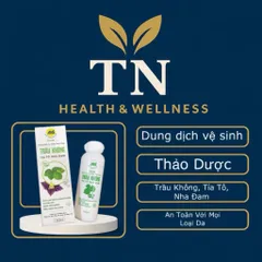 Dung Dịch Vệ Sinh Thảo Dược Trầu Không Tía Tô Nha Đam MNS Chai 150ml