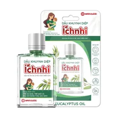 Dầu Khuynh Diệp Ích Nhi (Chai 30ml) Giúp làm ấm da cơ thể và phòng ngừa nhiễm lạnh.