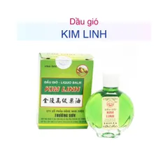 Dầu gió Kim Linh (Chai 6ml) Giúp giảm các triệu chứng cảm cúm, sổ mũi, nhức đầu.