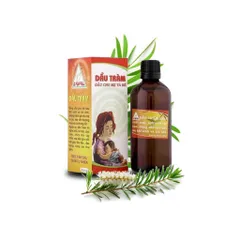 Dầu Tràm Lava Dầu Cho Mẹ Và Bé (Chai 100ml) Giữ ấm cơ thể cho cả mẹ và bé khi thời tiết thay đổi