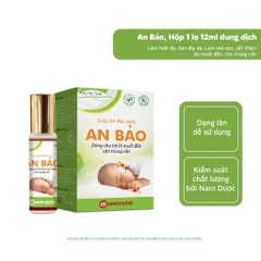 Dung dịch thảo dược lăn muỗi AN BẢO (Chai 12ml) Hết sưng ngứa do muỗi đốt.