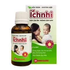 Dầu tràm - Khuynh Diệp Ích Nhi (Chai 30ml) Giúp giữ ấm da cơ thể, hỗ trợ phòng ngừa cảm lạnh, hắt hơi, sổ mũi