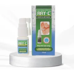 Dung dịch phun sương vệ sinh tai Ray-C làm sạch ráy tai dư thừa (chai 10ml)