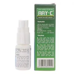 Dung dịch phun sương vệ sinh tai Ray-C làm sạch ráy tai dư thừa (chai 10ml)