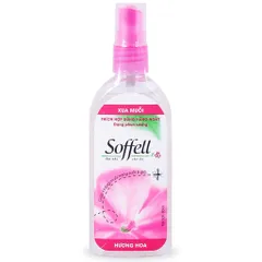 Xịt chống muỗi Soffell Hương Hoa (Chai 80ml) giúp bảo vệ cơ thể khỏi muỗi đốt trong thời gian dài