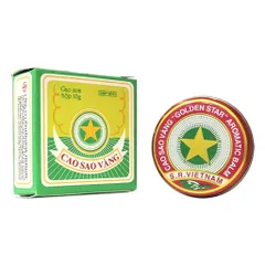 CAO SAO VÀNG (Hộp 10g) Giảm các triệu chứng cảm cúm, nhức đầu, sổ mũi, chóng mặt, buồn nôn, đau bụng, nhức mỏi