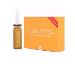 Serum Đặc Hiệu Nám Valentine Giúp làm mờ các vết nám, tàn nhang đã hình thành, đồng thời ngăn ngừa các vết nám mới.