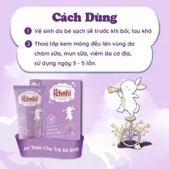 Kem Chàm Sữa Thảo Dược Ích Nhi (Tuýp 30g) Chiết xuất Cúc La Mã, Yến Mạch & Allantoin dùng an toàn cho trẻ sơ sinh