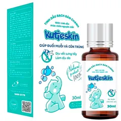 Tinh dầu Bạch Đàn Chanh Kutieskin (Chai 30ml) Hỗ trợ giúp đuổi muỗi, côn trùng và làm nhanh dịu, lành vết đốt.