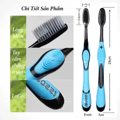 BÀN CHẢI THAN TRE HOẠT TÍNH BOSSI (1 cái)