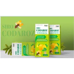 Siro Codaroz (Chai 100ml) Hỗ trợ bổ phế, giảm ho, giảm viêm họng hết khò khòe, hết cảm cúm.