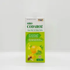 Siro Codaroz (Chai 100ml) Hỗ trợ bổ phế, giảm ho, giảm viêm họng hết khò khòe, hết cảm cúm.