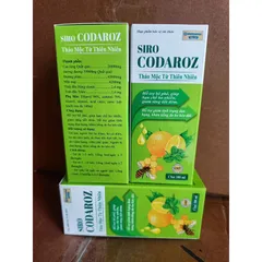 Siro Codaroz (Chai 100ml) Hỗ trợ bổ phế, giảm ho, giảm viêm họng hết khò khòe, hết cảm cúm.