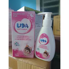 Dung dịch vệ sinh bé gái LIDA Soft & Milk (Chai 70ml)
