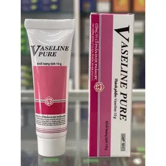 Vaseline Pure OPC Hương Dâu (Tuýp 10g) Giúp làm mềm mịn da, phòng khô môi, nứt môi, nứt nẻ chân tay.