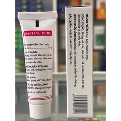 Vaseline Pure OPC Hương Dâu (Tuýp 10g) Giúp làm mềm mịn da, phòng khô môi, nứt môi, nứt nẻ chân tay.