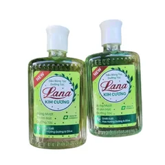 Dầu bóng tóc dưỡng tóc Lana KIM CƯƠNG (Chai 40ml) Bóng mượt, Thơm mát, Dưỡng tóc.