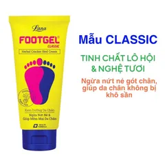 Kem dưỡng da chân FOOTGEL CLASSIC (Tuýp 50g) Hỗ trợ giảm nứt nẻ gót chân, da bàn chân, các trường hợp “nước ăn da”.