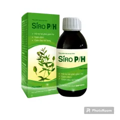 Siro Ho P/H (Chai 120ml) Hỗ trợ bổ phế, giảm ho, giảm đờm, giảm đau rát họng.