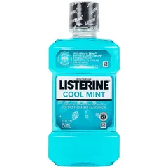 Nước súc miệng Listerine Cool Mint (Chai 250ml) giúp bảo vệ khoang miệng 24h khỏi vi khuẩn và nguyên nhân gây hôi miệng.