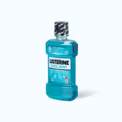 Nước súc miệng Listerine Cool Mint (Chai 250ml) giúp bảo vệ khoang miệng 24h khỏi vi khuẩn và nguyên nhân gây hôi miệng.
