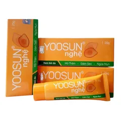 Kem nghệ Yoosun (Tuýp 25g) Giúp ngăn ngừa mụn, mờ vết sẹo thâm do mụn từ tinh chất nghệ, Làm mát, mềm và mịn da.