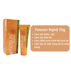 Kem nghệ Yoosun (Tuýp 25g) Giúp ngăn ngừa mụn, mờ vết sẹo thâm do mụn từ tinh chất nghệ, Làm mát, mềm và mịn da.