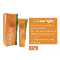 Kem nghệ Yoosun (Tuýp 25g) Giúp ngăn ngừa mụn, mờ vết sẹo thâm do mụn từ tinh chất nghệ, Làm mát, mềm và mịn da.