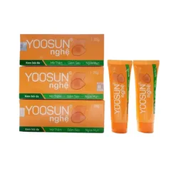 Kem nghệ Yoosun (Tuýp 25g) Giúp ngăn ngừa mụn, mờ vết sẹo thâm do mụn từ tinh chất nghệ, Làm mát, mềm và mịn da.