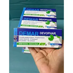 Kem bôi da thảo dược DEMAR DEVOPHAR (Tuýp 16g) Giúp dưỡng ẩm, làm mềm da, làm dịu mát da khi bị rôm sảy, mẫn ngứa, mụn.