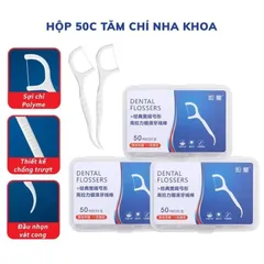 TĂM CHỈ NHA KHOA ORALTANA (Túi 50 cái) sợi chỉ hoàn toàn không bị kéo giãn