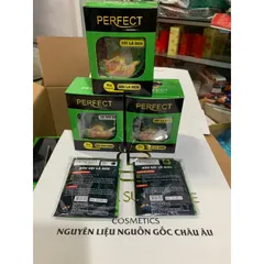 Gội là Đen Perfect (Hộp 10 gói x 25ml) giúp làm đen tóc mà không gây hại cho da.