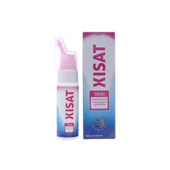 Xịt mũi XISAT (Chai 75ml) Giúp thông mũi, dễ thở và hết khó chịu, Hỗ trợ giảm viêm mũi, nghẹt mũi, chảy nước mũi.