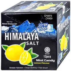Kẹo Chanh Muối Himalaya Salt (gói 6 viên) Chiết xuất từ chanh tươi bổ sung vitamin C giúp giảm căng thẳng, mệt mỏi.