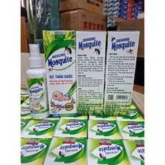 Xịt muỗi thảo dược Mekong Mosquite (Chai 100ml) khắc tinh của muỗi Anophen, Aedes, Culex bảo vệ cả nhà