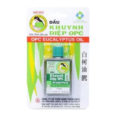 Dầu Khuynh Diệp OPC (Chai 25ml) Phòng cảm cúm, sổ mũi, nghẹt mũi, đau bụng, chóng mặt, côn trùng đốt, trặc gân, sưng.