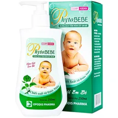 PHYTOBEBE Dung dịch tắm gội rôm sảy em bé (Chai 100ml và Chai 250ml)
