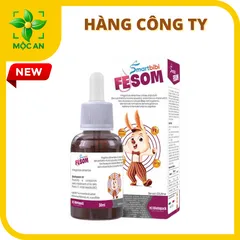 Smartbibi Fesom- Siro Bổ Sung Sắt Giúp Hỗ Trợ Chức Năng Nhận Thức, Tạo Máu, Cải Thiện Tình Trạng Thiếu Máu Do Sắt