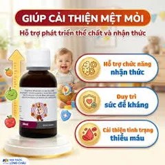 Smartbibi Fesom- Siro Bổ Sung Sắt Giúp Hỗ Trợ Chức Năng Nhận Thức, Tạo Máu, Cải Thiện Tình Trạng Thiếu Máu Do Sắt