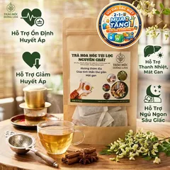Gói 30 Túi Lọc Trà Hoa Hòe Nguyên Chất Vị Ngọt Nhẹ - Thanh Mát, Tiện Lợi