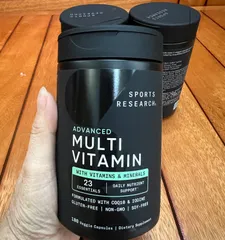 Viên uống Advanced Multi vitamin Sports Research  - 180 viên hang Mỹ xách tay