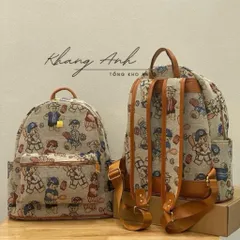 Balo gấu thổ cẩm phong cách Hàn Quốc - balo phong cách Boy Phố / Girl Phố