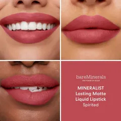 bareMinerals Màu hồng đất (hoặc đỏ hồng đất trầm dịu), mang lại sắc son hài hòa, tự nhiên, nền nã và không hề kén da. 810007