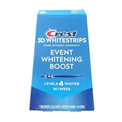 Crest 3D Whitestrips Boost Làm Sạch Răng Sự Kiện 4 Mức Trắng Trong 1 Tuần