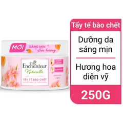Tẩy tế bào chết Enchanteur Naturelle dưỡng da sáng mịn hương nước hoa 250g ]hàng nhập khẩu]