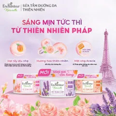 Tẩy tế bào chết Enchanteur Naturelle dưỡng da sáng mịn hương nước hoa 250g ]hàng nhập khẩu]