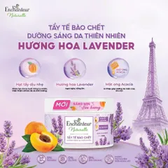 Tẩy tế bào chết Enchanteur Naturelle dưỡng da sáng mịn hương nước hoa 250g ]hàng nhập khẩu]