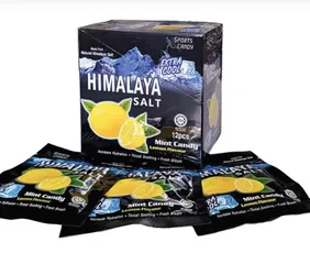 Kẹo Chanh Muối Vị Bạc Hà Himalaya (12 gói x 15g)